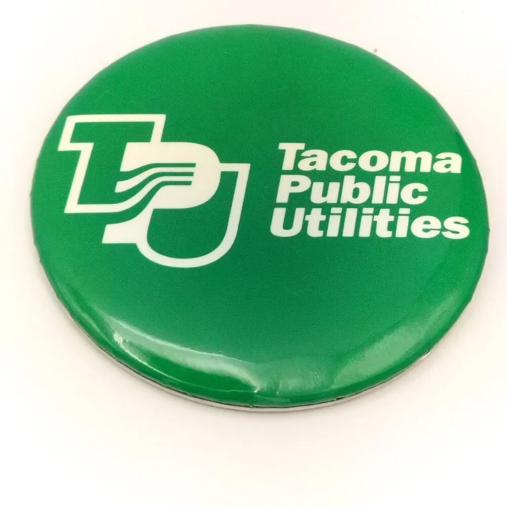 Tacoma Public Utilities Vintage Pin Brooch Washington